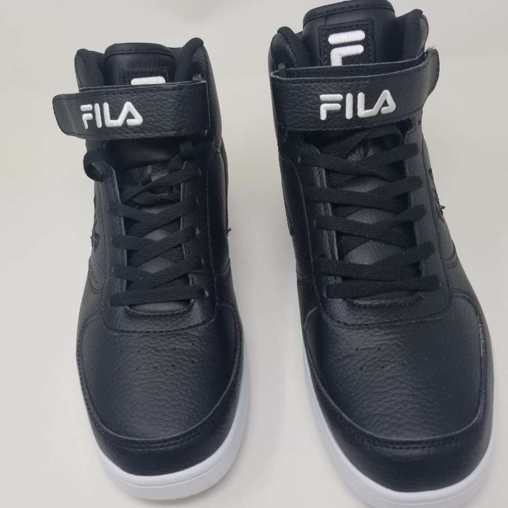 Fila A High 1CM00540-013 Mens Black Lace Up Lifestyle Sneakers Shoes